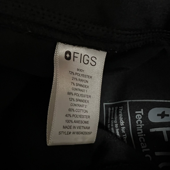 FIGS Women’s Jogger Scrub Pants in Black Size XL - Picture 7 of 7